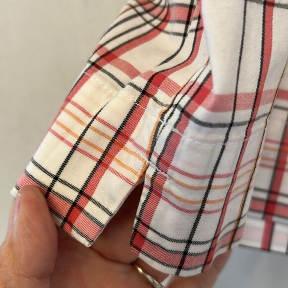 Lady Hagen Plaid Golf Shorts - Red, Black, White Size 14 EUC - Picture 4 of 9